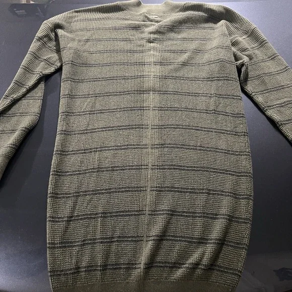 Prana Dress Women's Size Medium Milani Henley Thermal Waffle Knit Cotton Wool - Picture 4 of 7